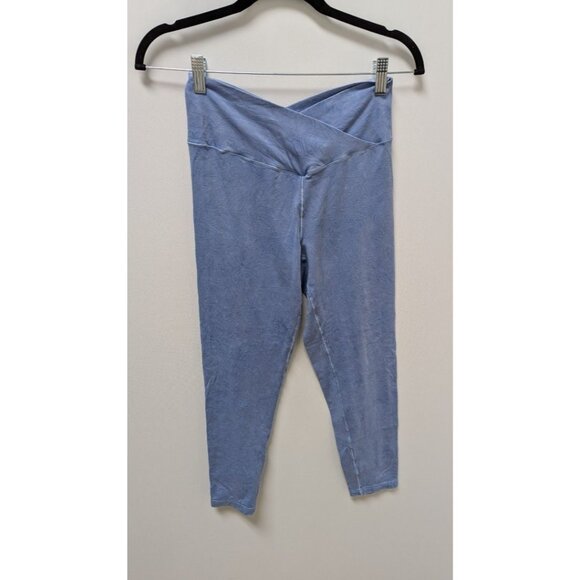 OFFFLINE by Aerie Light Blue V-Waist Leggings - Picture 1 of 2